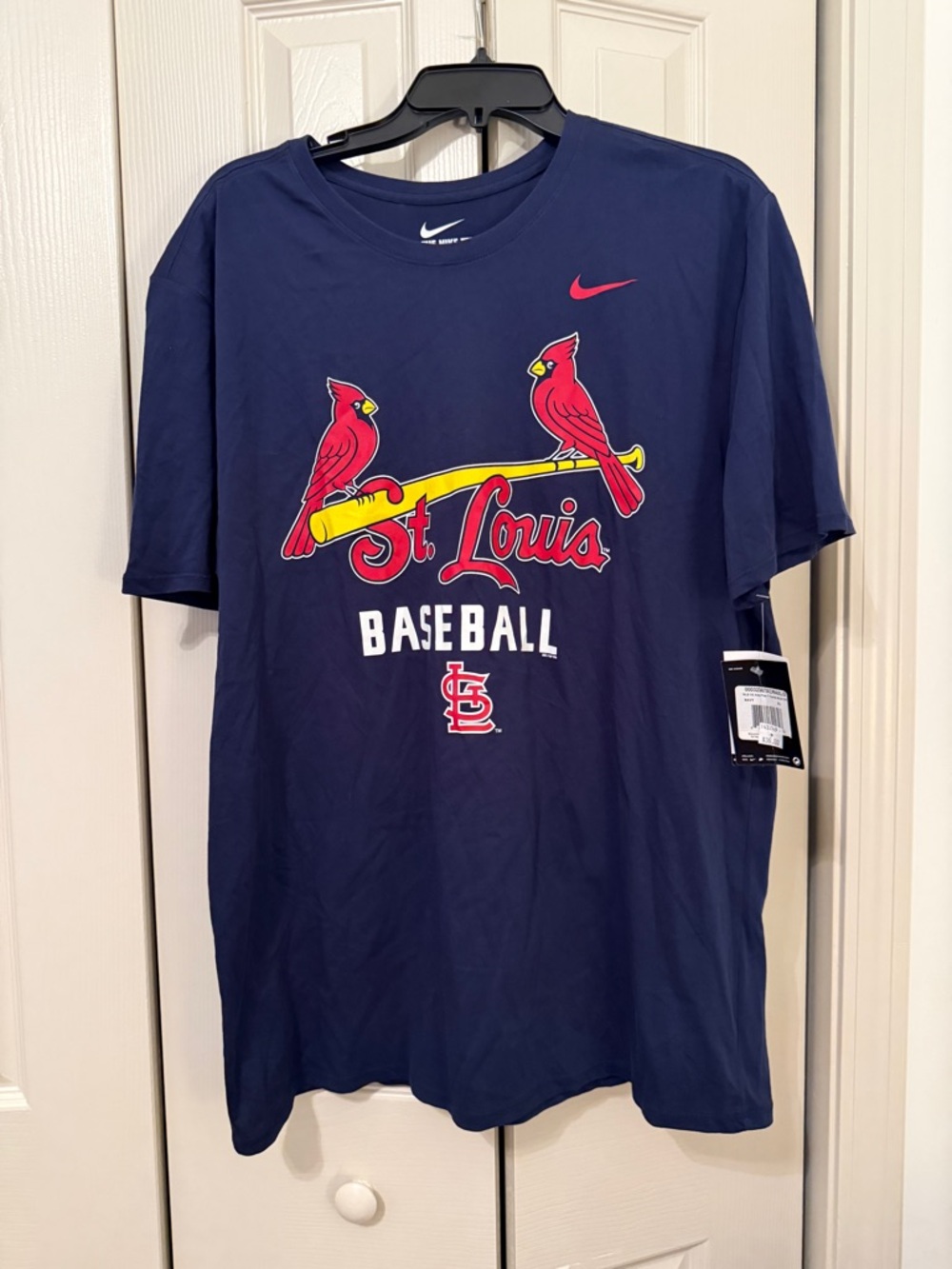 Nike Men's St. Louis Cardinals Navy MLB Graphic T-Shirt